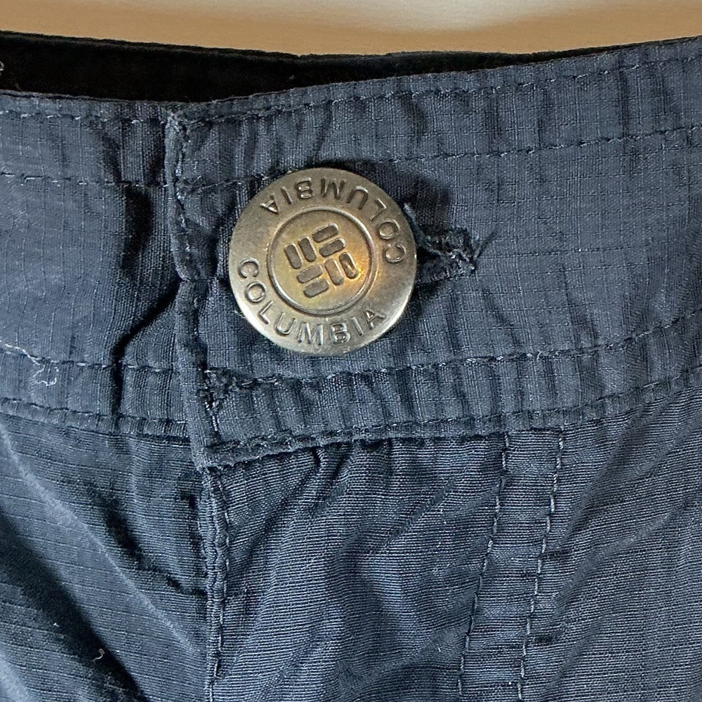 Columbia Dark Blue Cargo Shorts A0282 - Picture 3 of 5
